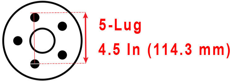 Rear 5x114.3 Conversion Kit